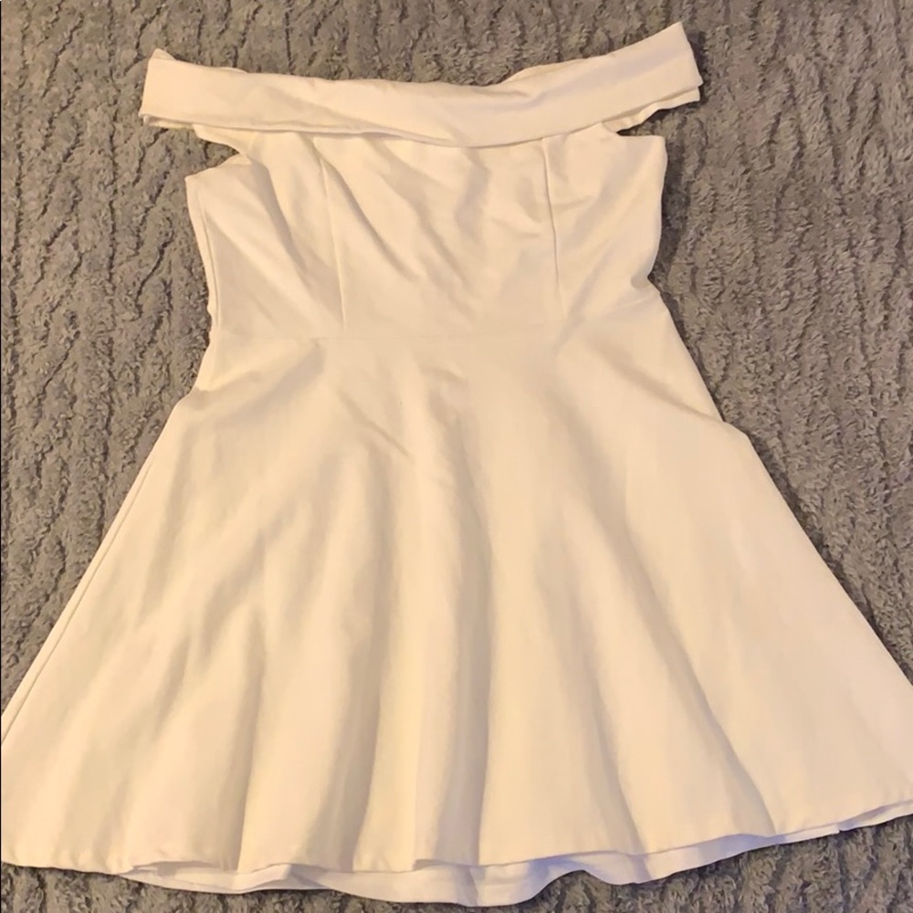 Off the Shoulder Skater Dress